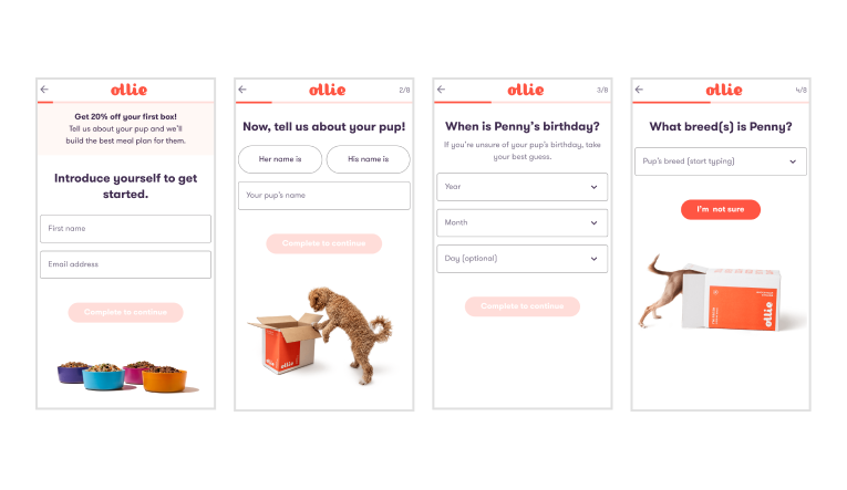 Ollie Onboarding project preview